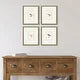 Shorebirds Frame Art - Set of 4