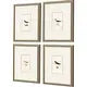 Shorebirds Frame Art - Set of 4
