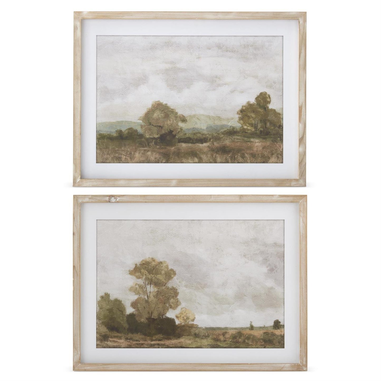 Fir Framed Nature Scape Artwork