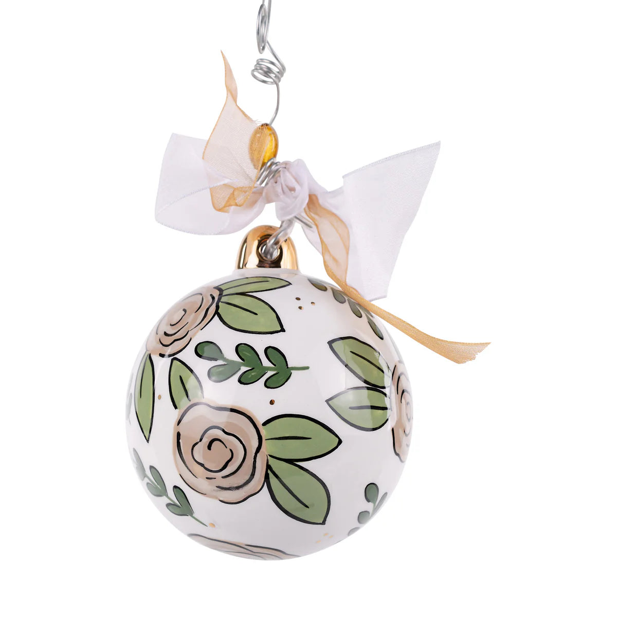 Gold Mr & Mrs 1st Christmas Ornament