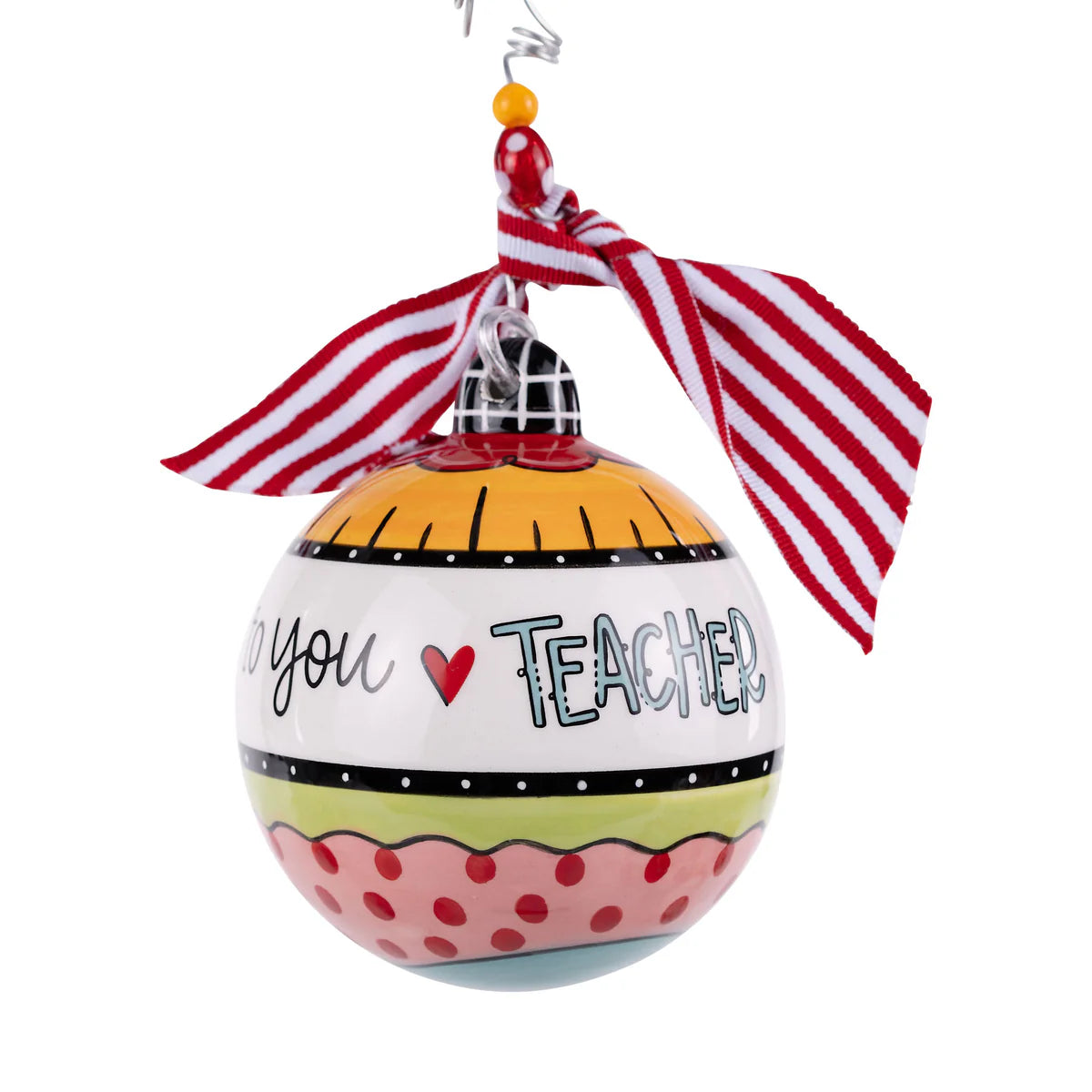 No One Measures Up To You Teacher Ornament