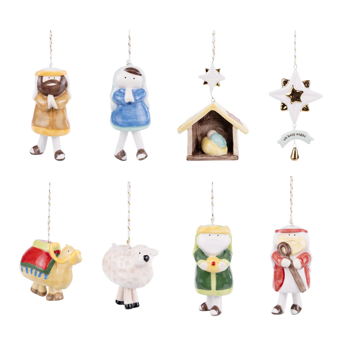 Nativity Ornament Set