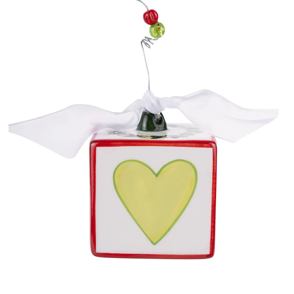 Baby's 1st Christmas Block Ornament