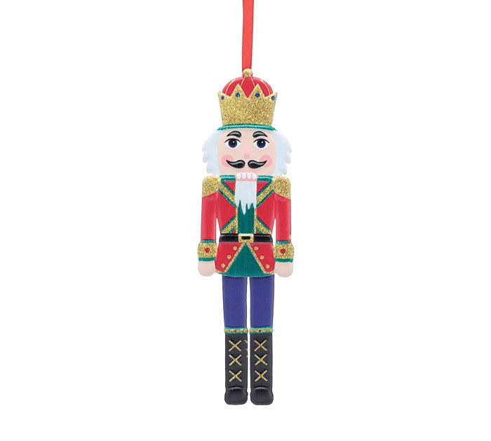 Nutcracker Shape Tin Ornament