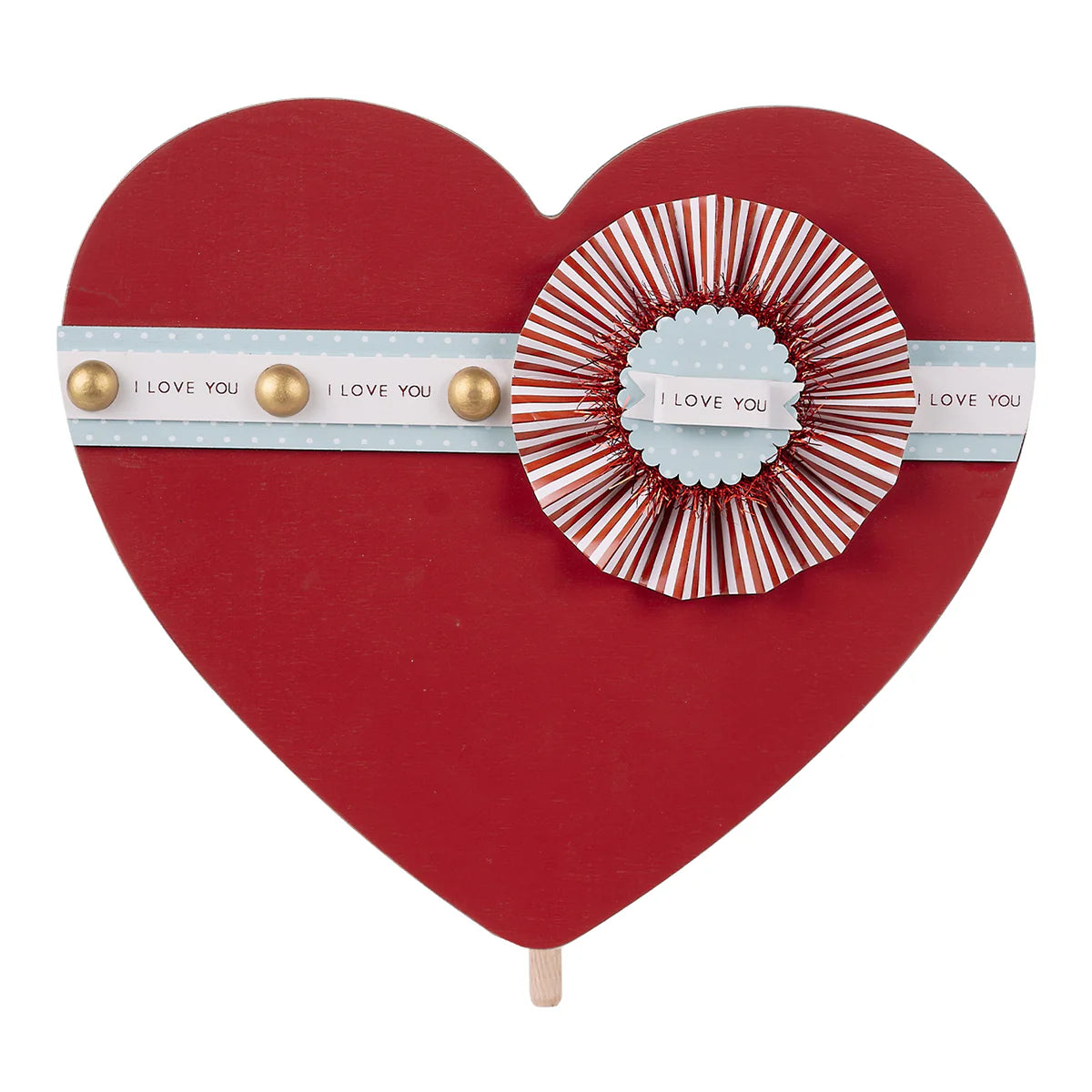 I Love You Heart Fan Topper