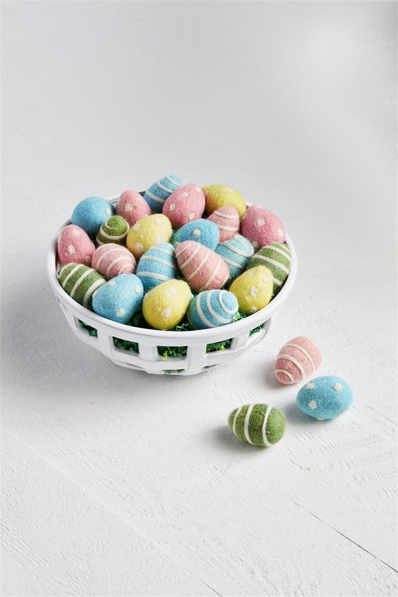 Spring Felted Wool Egg Filler