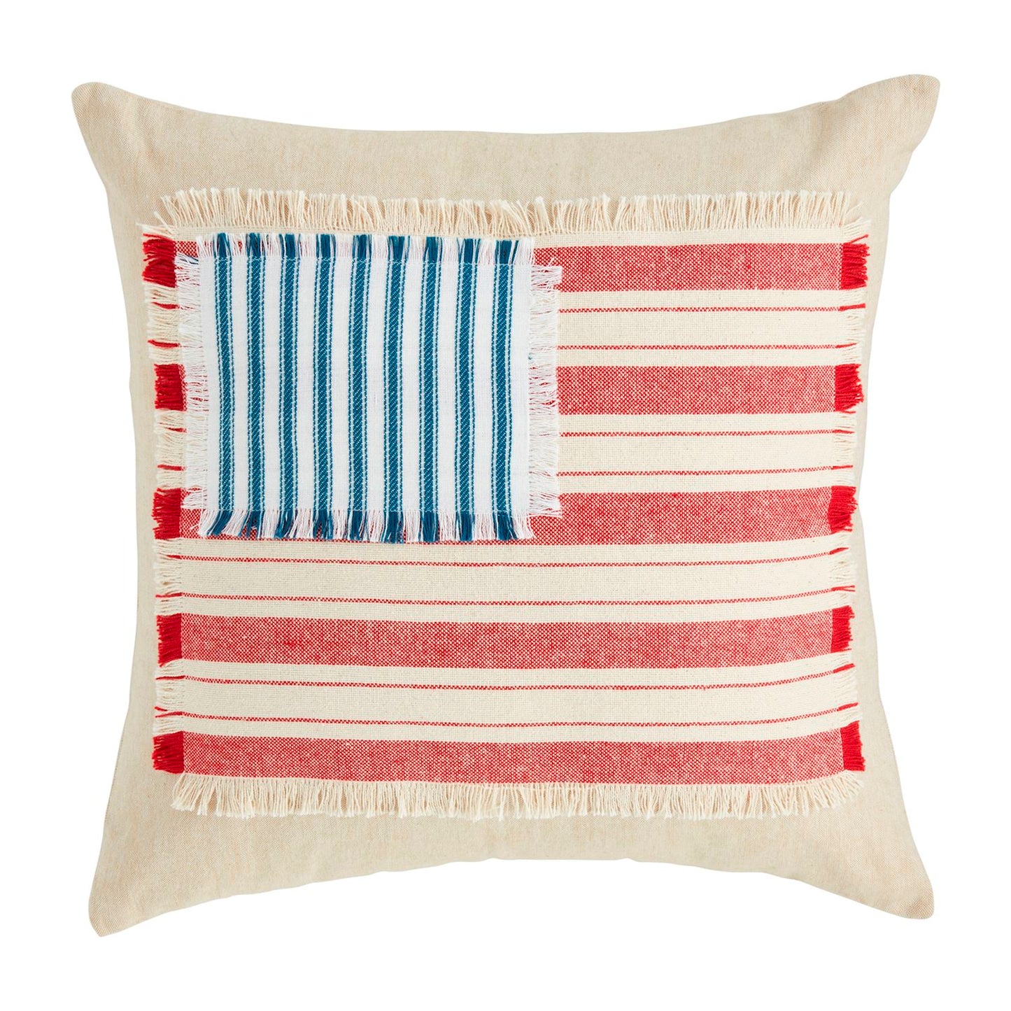 American Flag Applique Pillow
