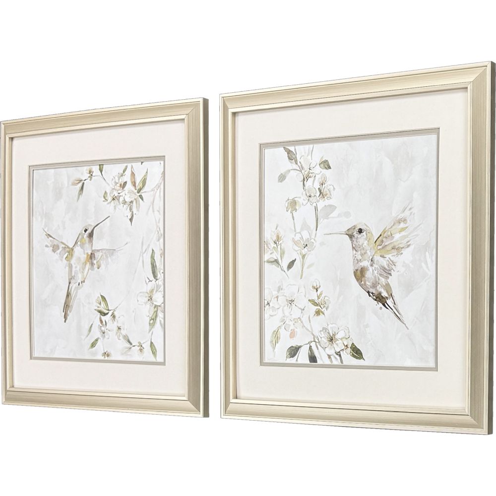 Hummingbird Song Framed Art - Set of 2