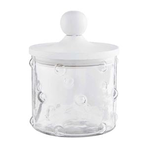 Hobnail Glass Canister