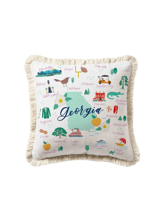 Georgia State Pillow