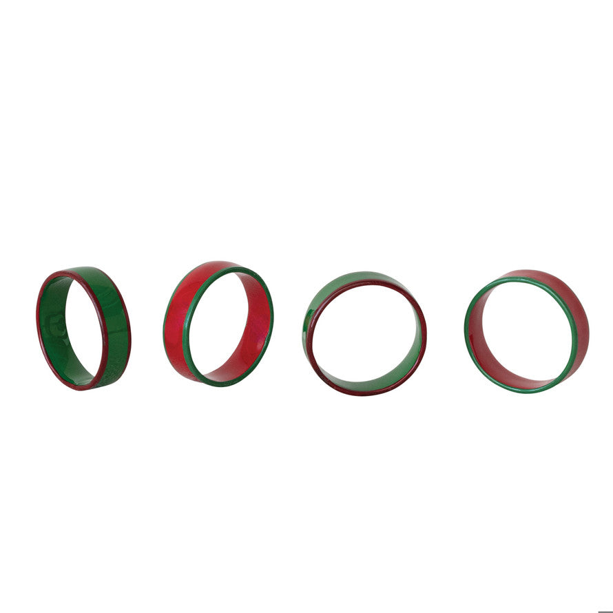 Enameled Metal Napkin Ring