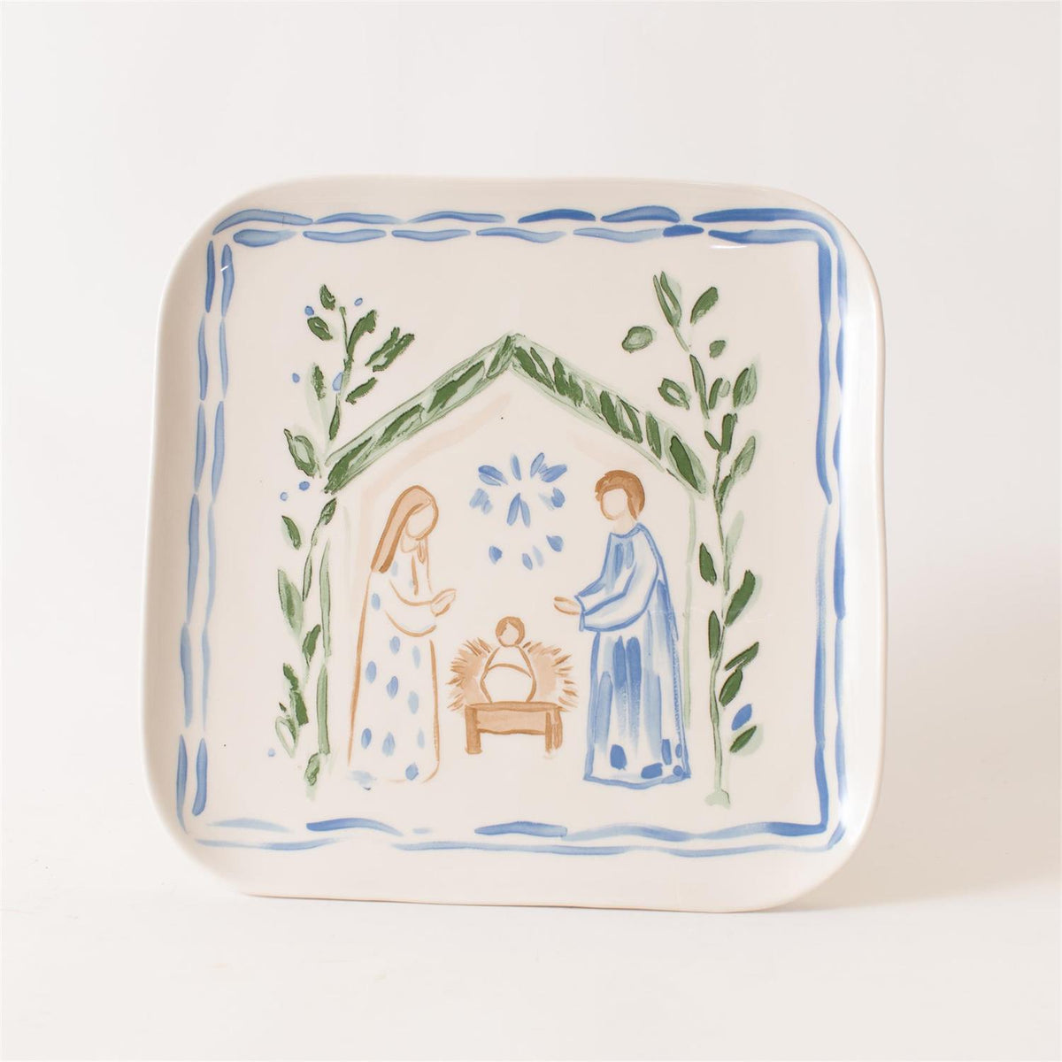 Simple Grace Nativity Plate