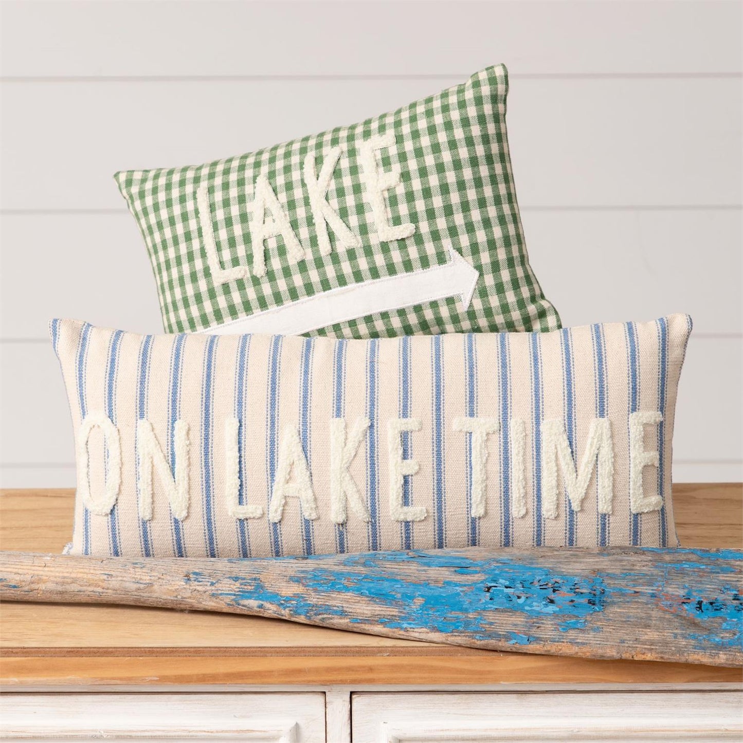 Lake Themed Lumbar Pillow