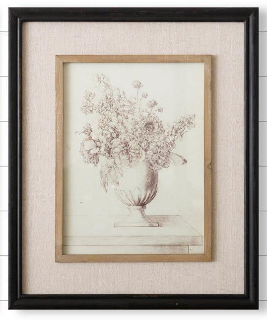 Flower Vase Framed Print