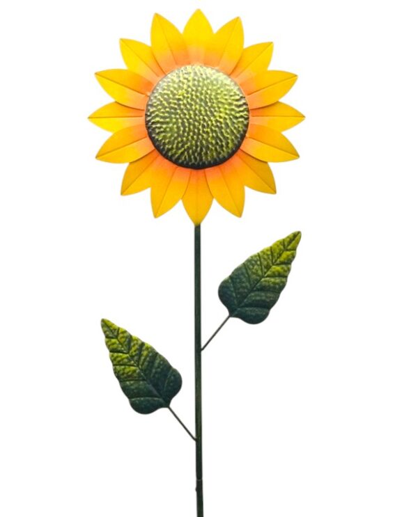 Large Sunflower Garden Stake