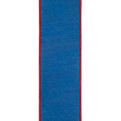 Pheasant Horizon Dupioni Fused Backed Wired Ribbon