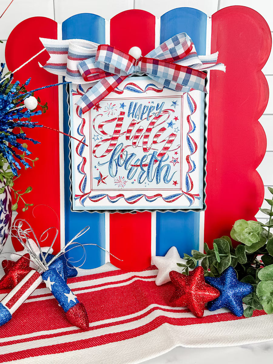 "Happy July 4th" Mini Art