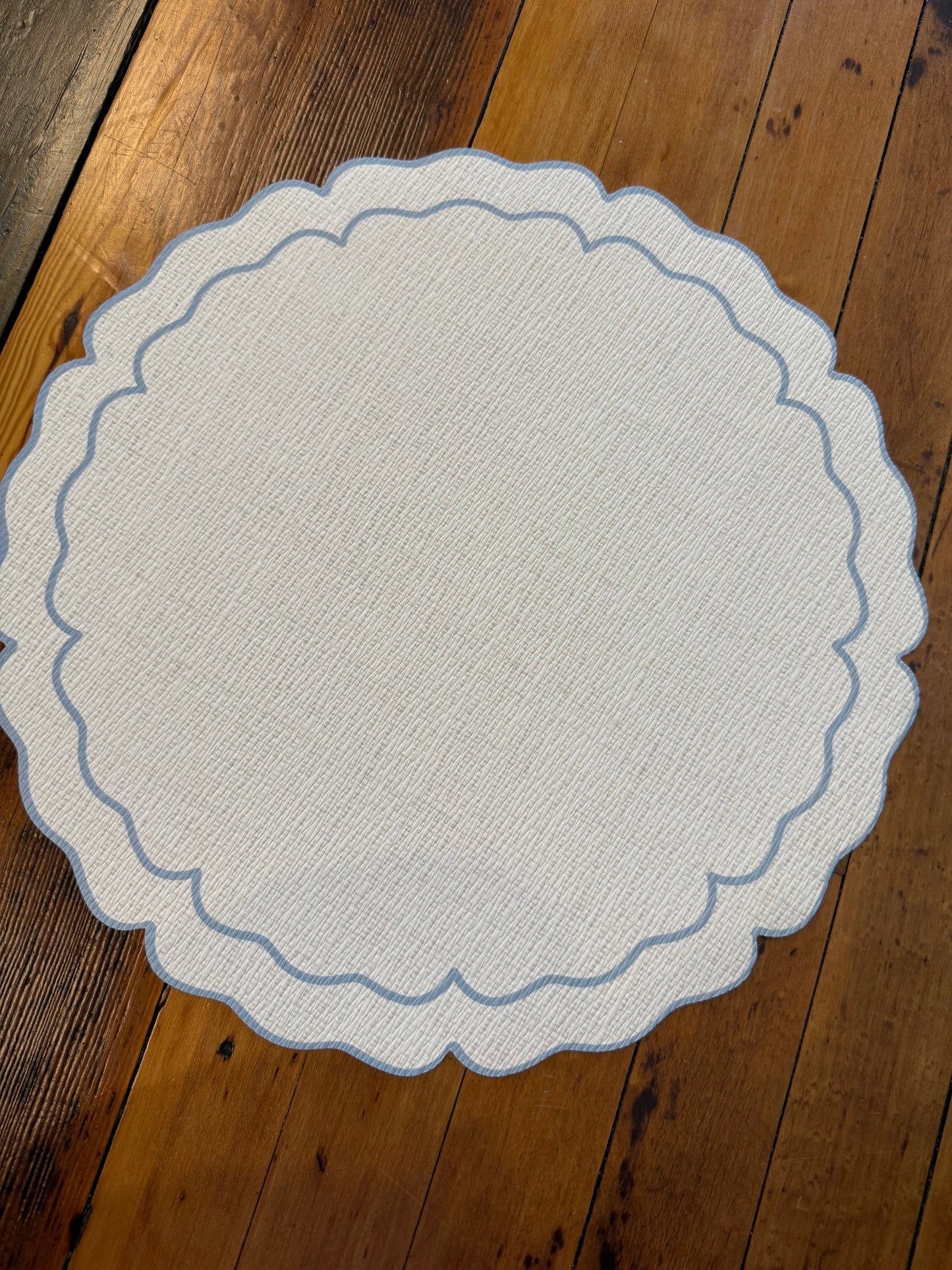 Scalloped Edge Vinilo Placemat - Set of 4