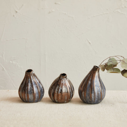 Stoneware Fig Shaped Vase