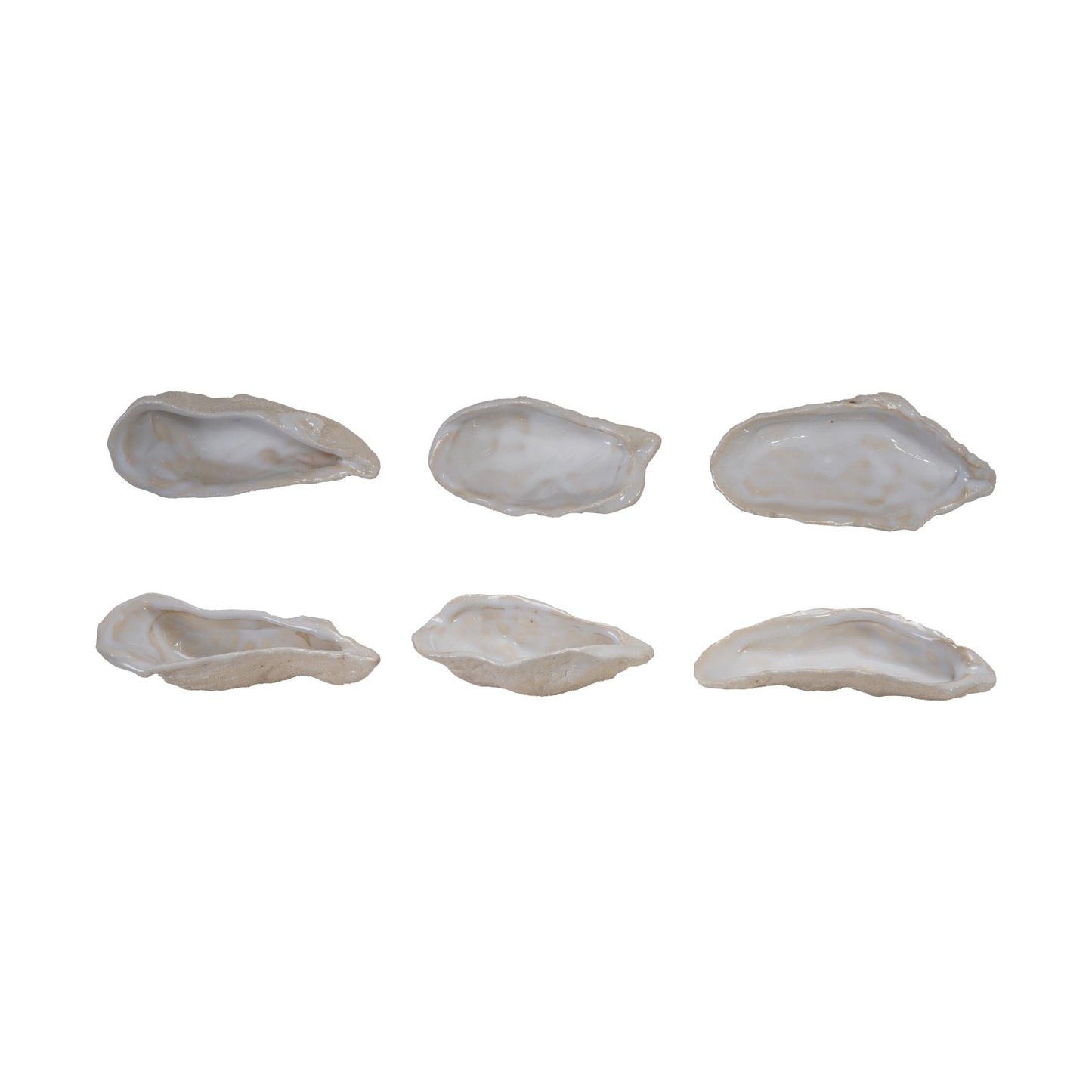 Stoneware Oyster Shell Shaped Dish