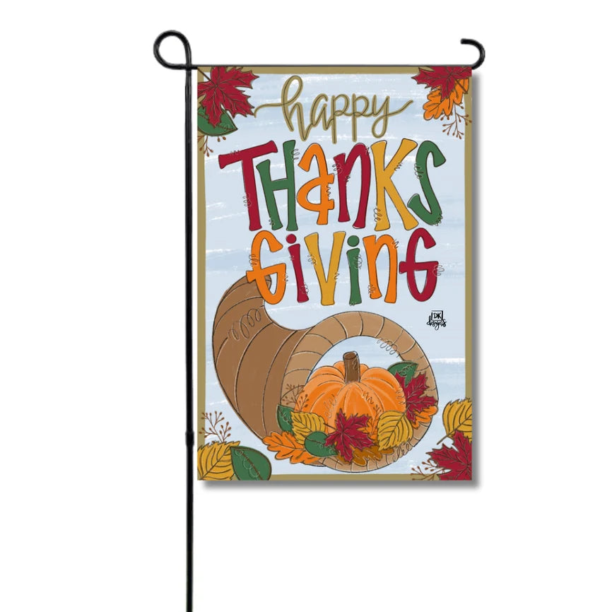 Give Thanks Garden Flag