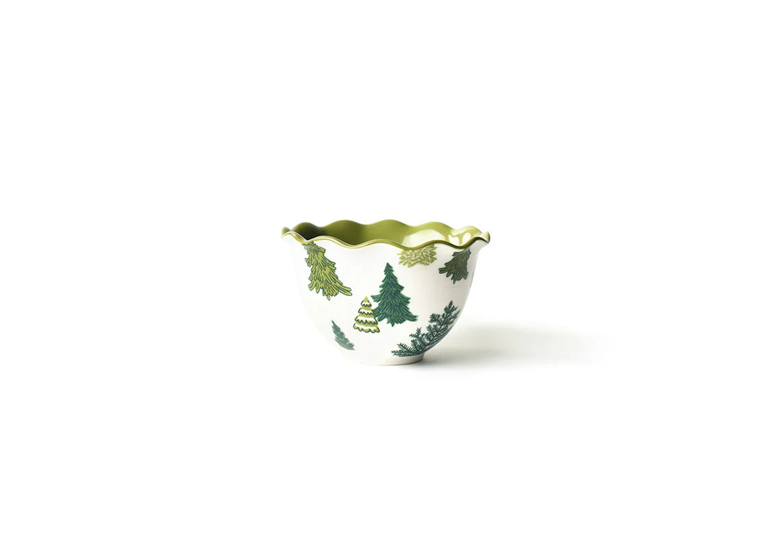 Fir Forest 5" Ruffle Bowl