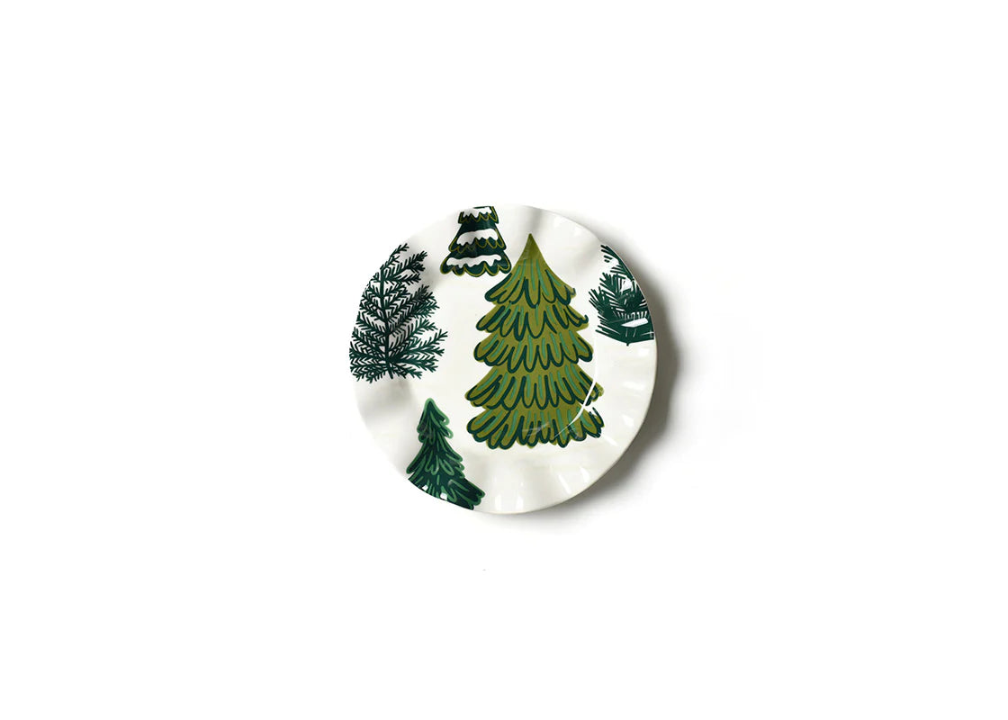 Fir Forest 8" Ruffle Salad Plate