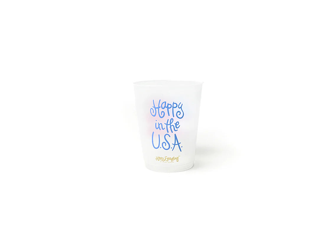 Flag Frosted Cups