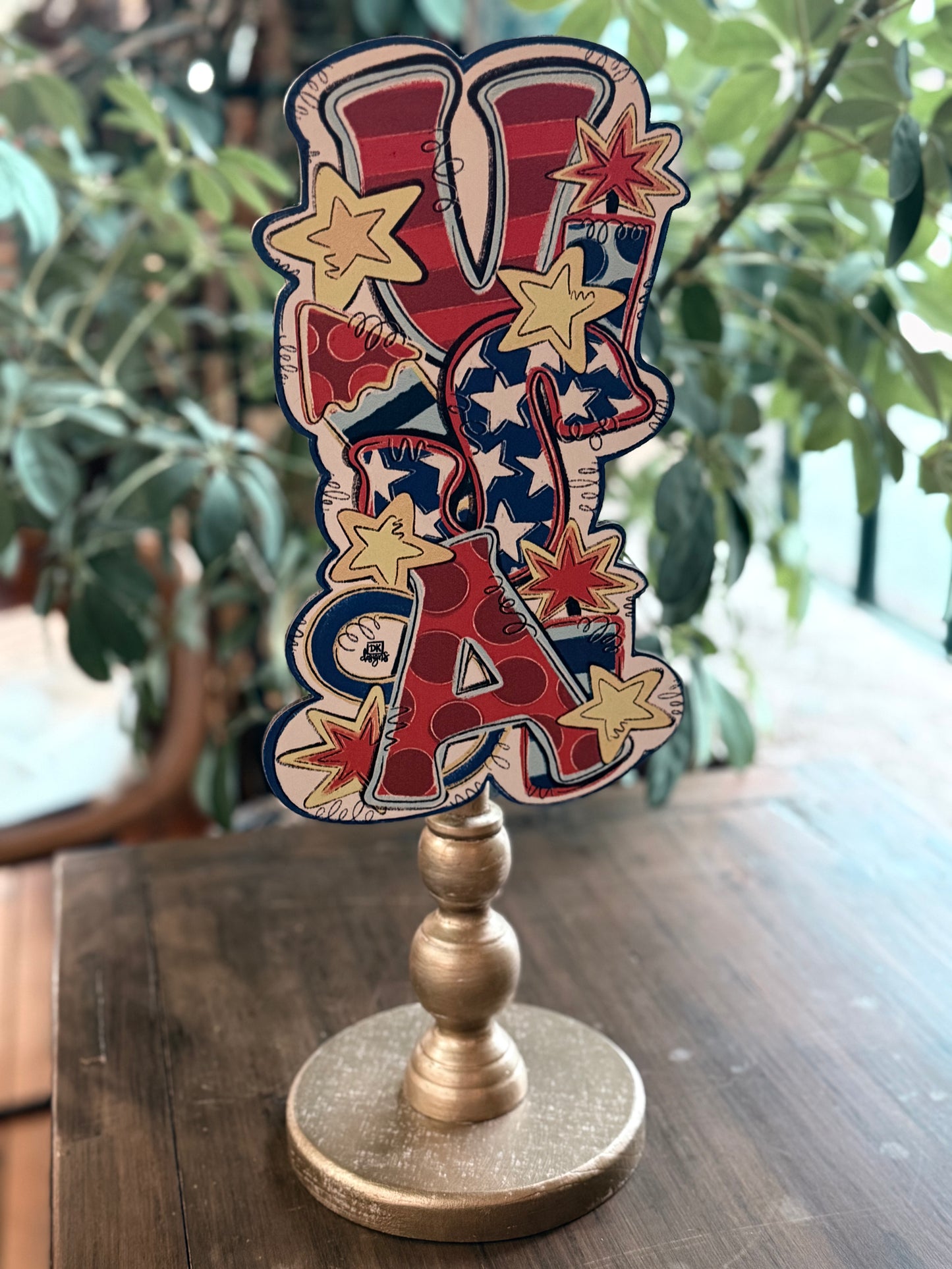 USA Fireworks Topper