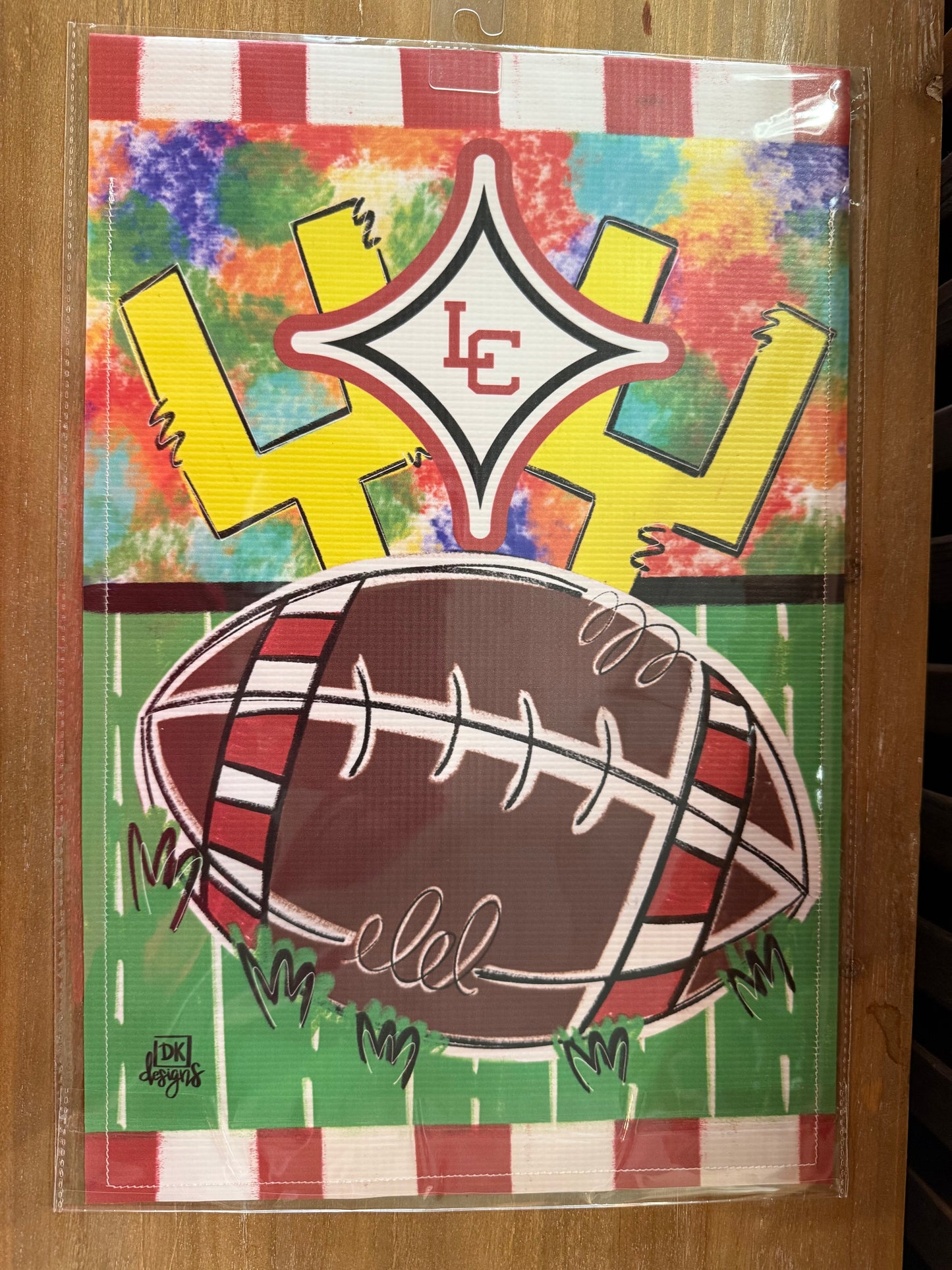LC Football Field Garden Flag