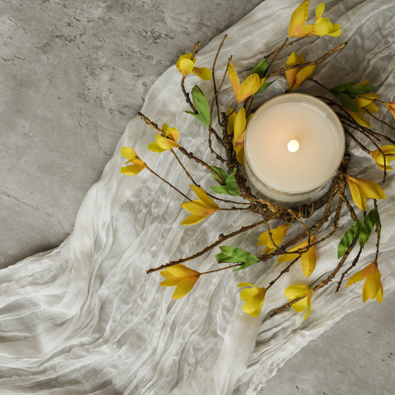 Yellow Forsythia Floral Collection
