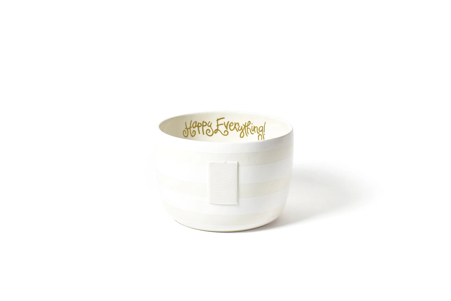 White Stripe Big Happy Everything Bowl