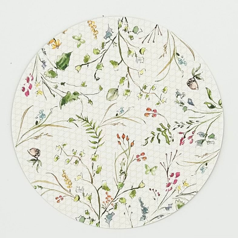 Pheasant with Greenery Die-cut Coasters