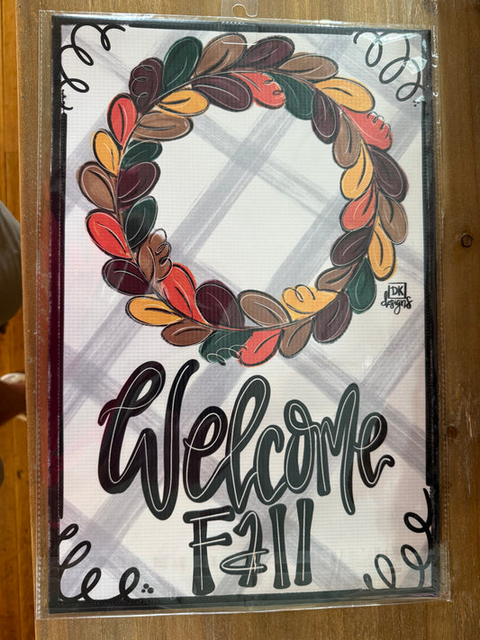 Welcome Fall Garden Flag