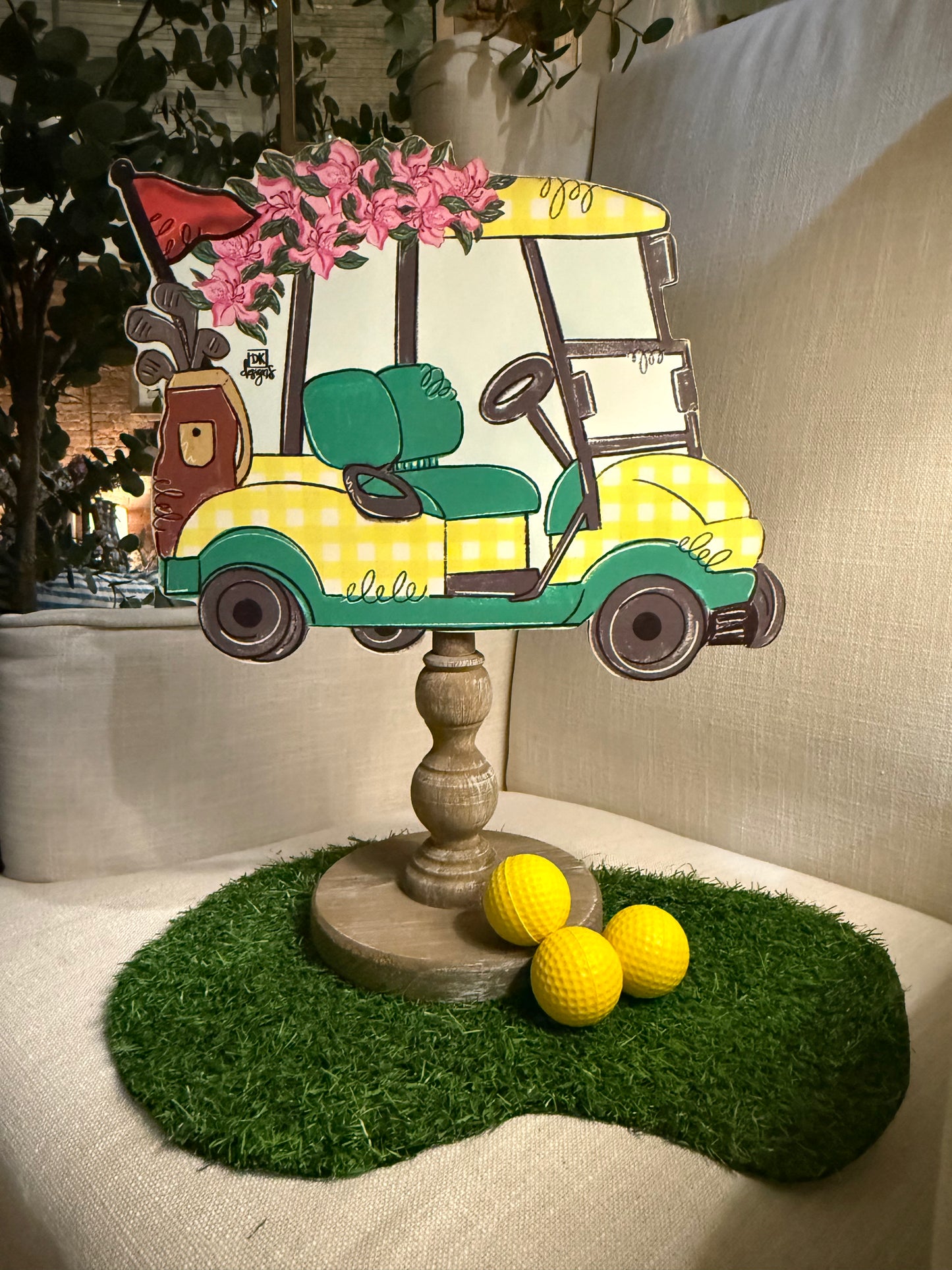 Azalea Golf Cart Topper by DK Design