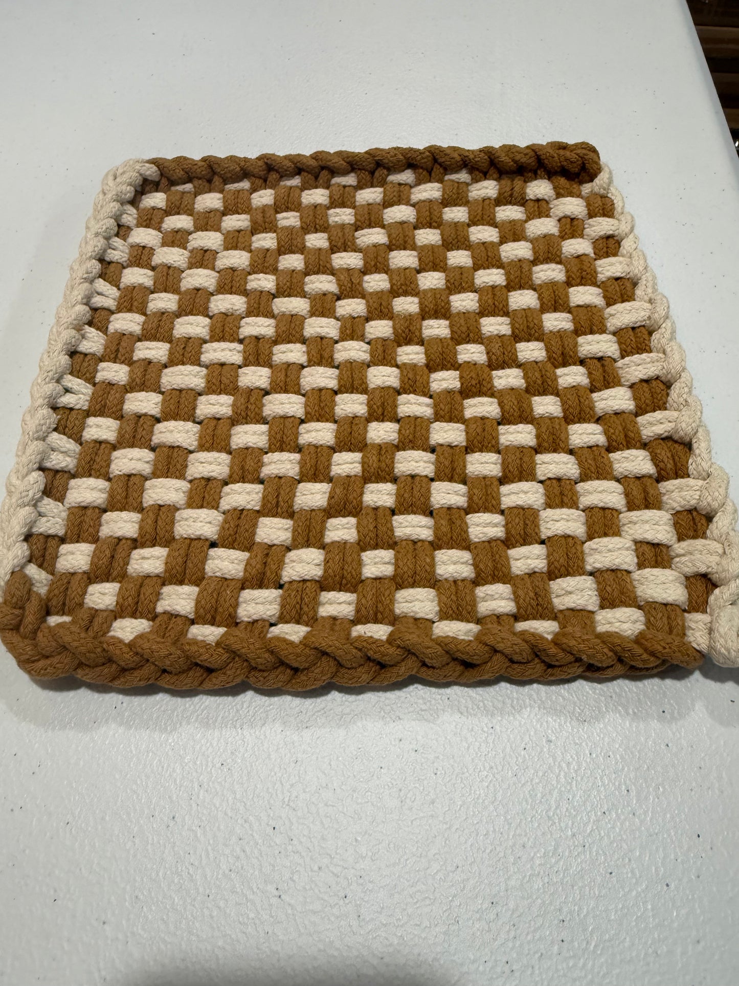 Autumn Check Potholder