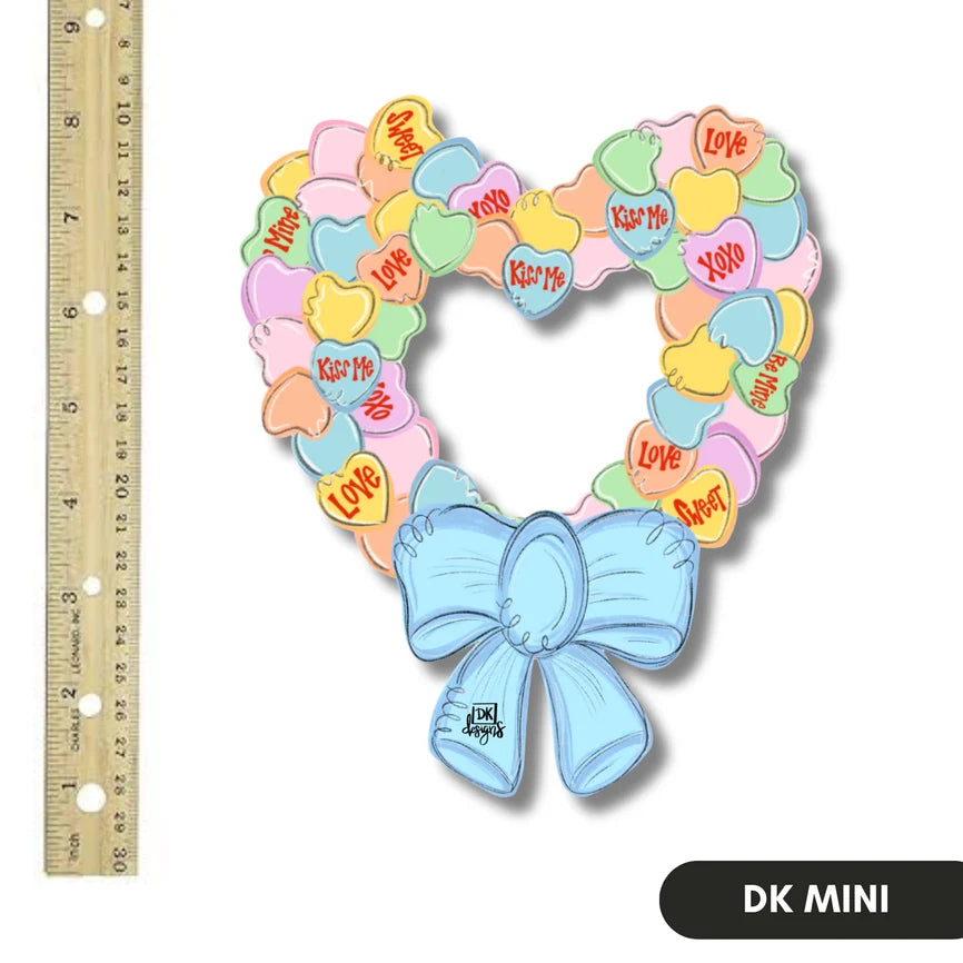 Conversation Heart Wood Mini