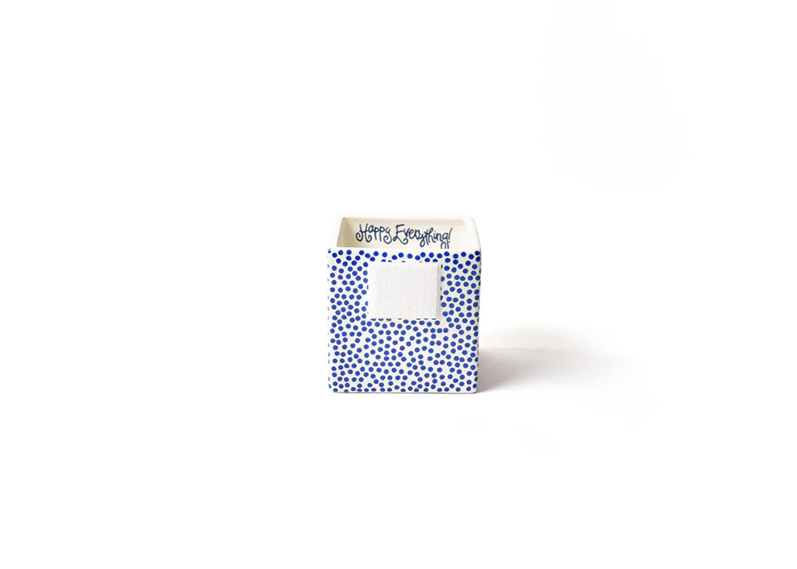 Indigo Small Dot Mini Nesting Cube