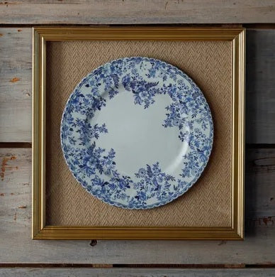 Blue & White Framed Plates
