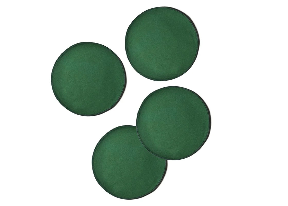 Color Block Round Placement Pine S/4