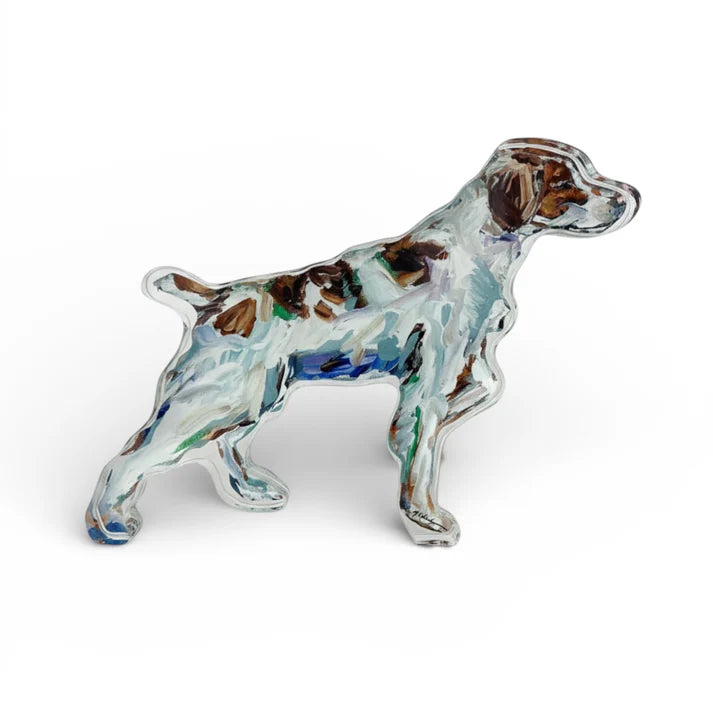 Brittany Spaniel Acrylic Dog