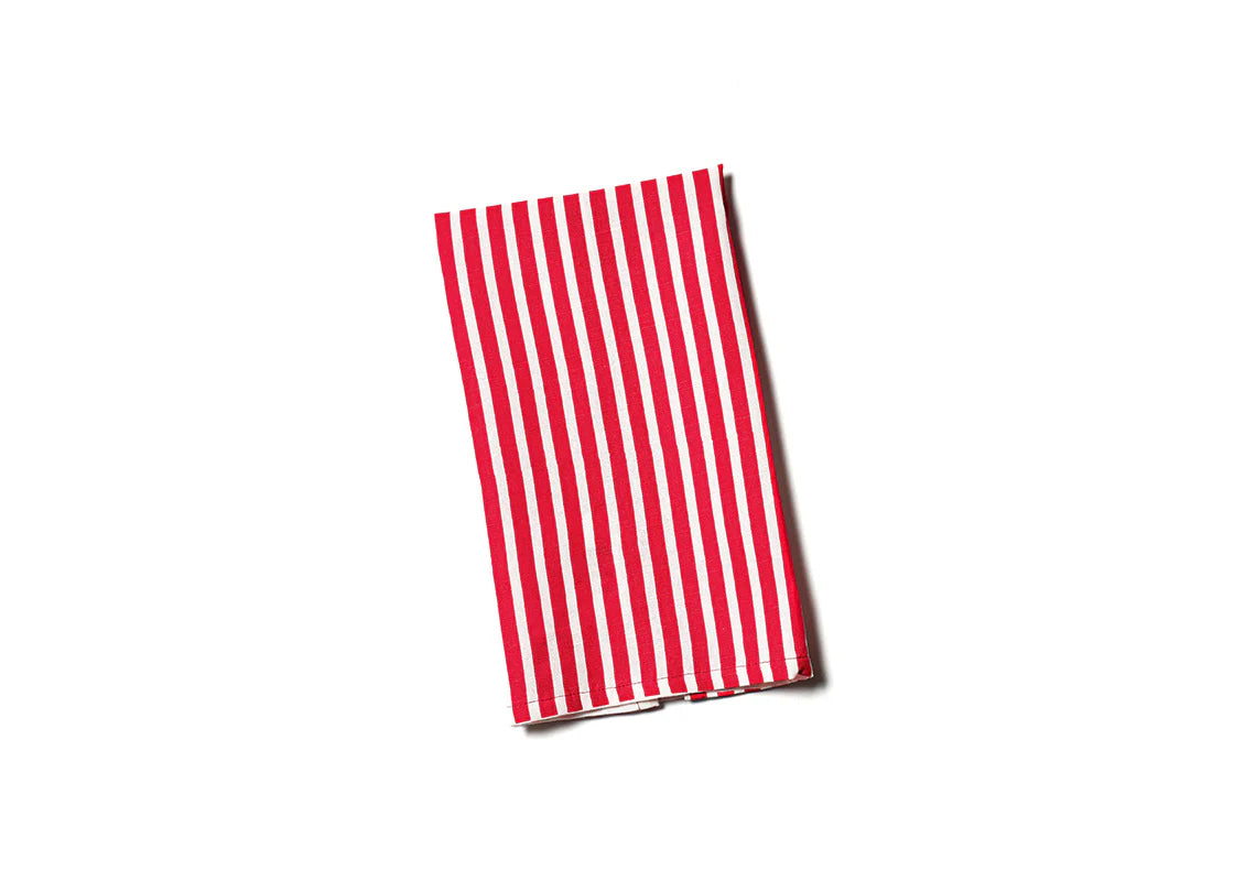 Red Stripe Large Hand Towel
