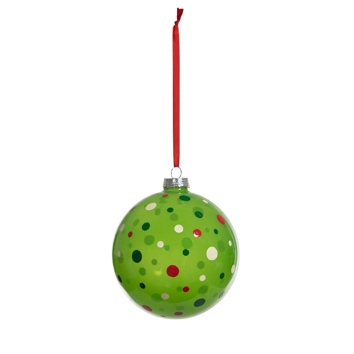 Polka Dot Pattern Class Ball Ornament