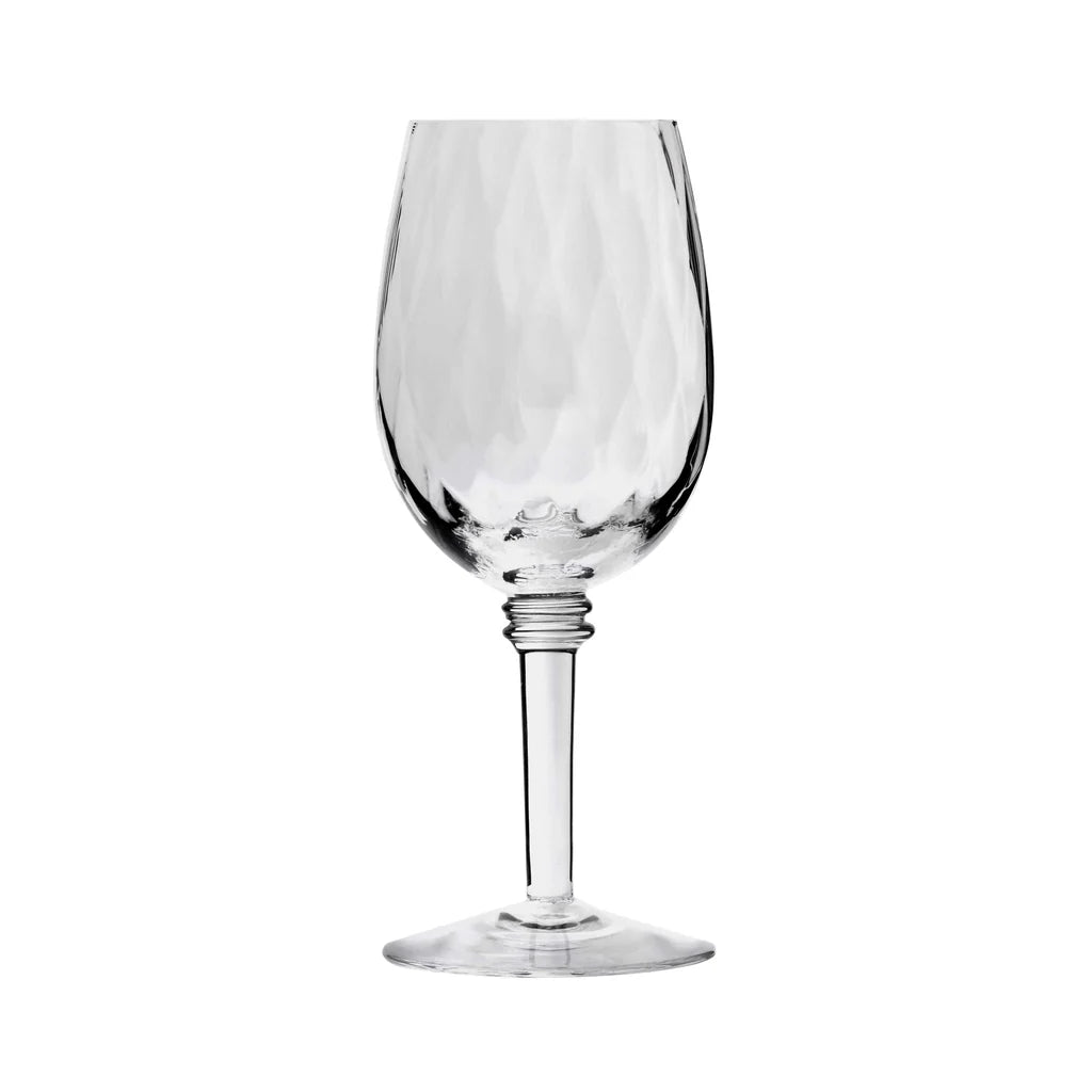 Abigail White Wine Glass