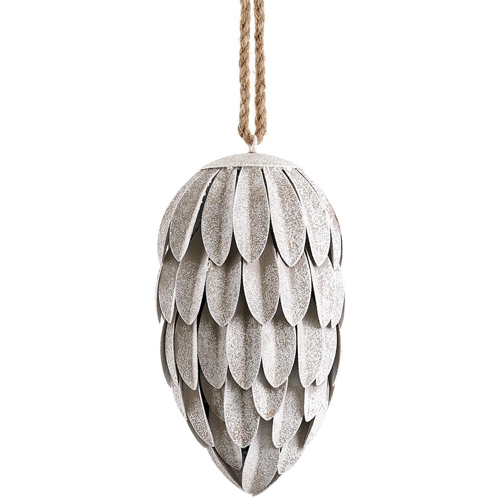 Metal Pine Cone Ornament