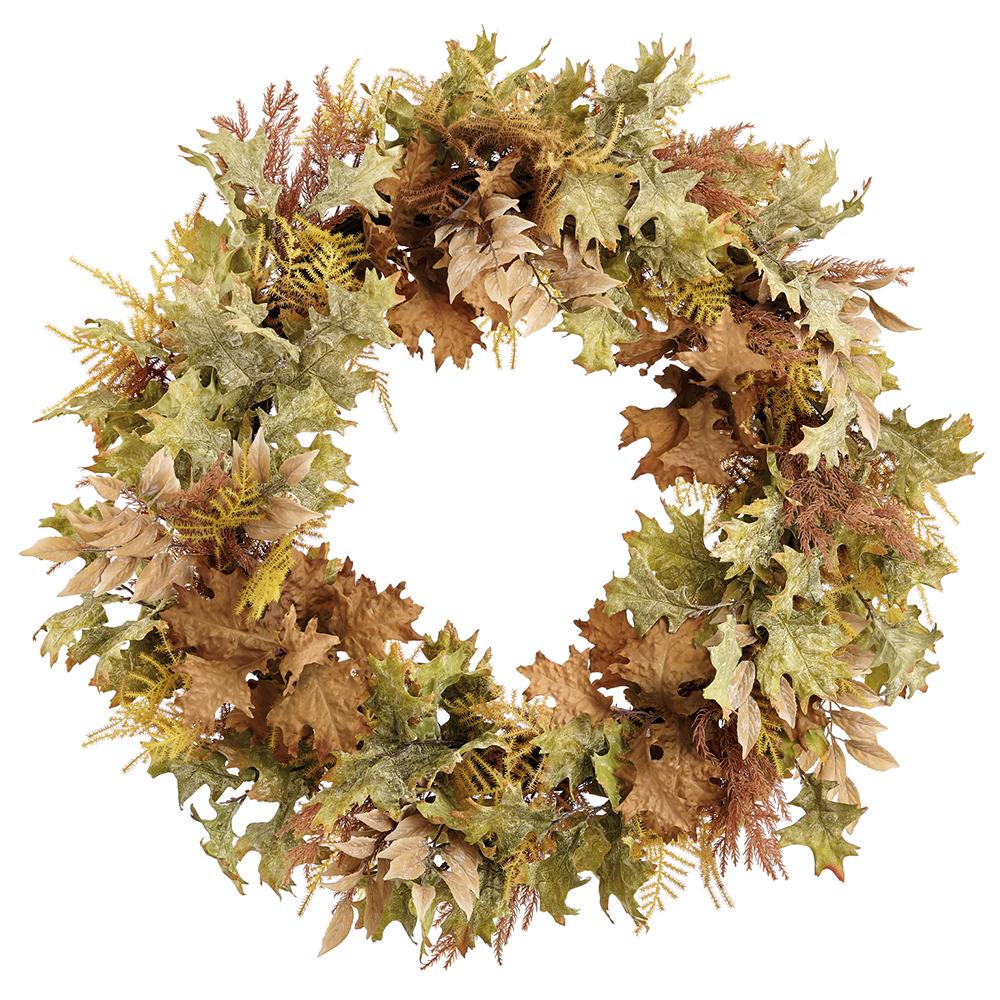 Oak Leaf/Fern Wreath