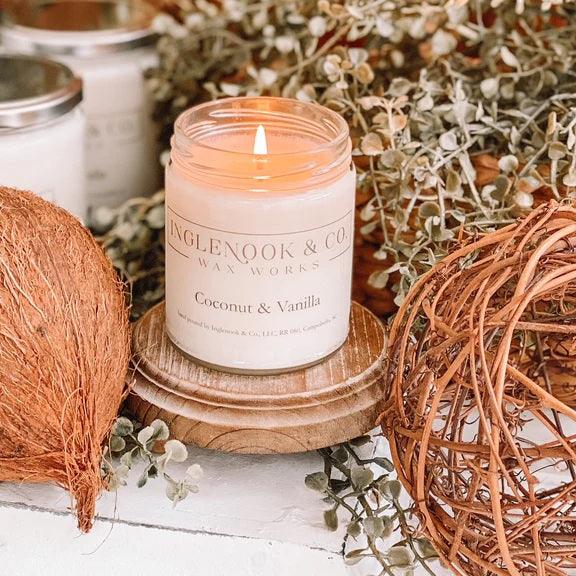Coconut and Vanilla Soy Candle