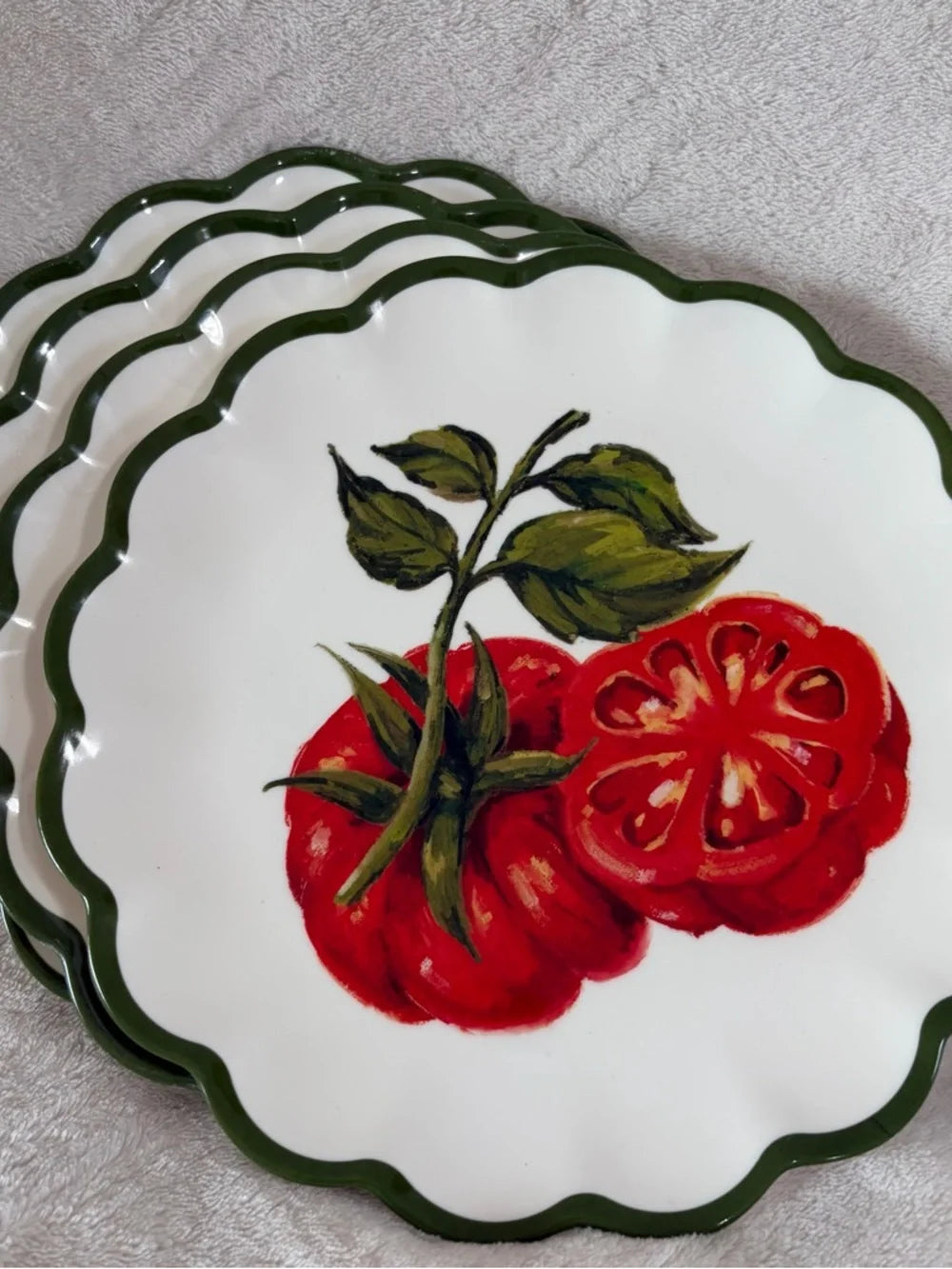 Melamine Tomato Salad Plate
