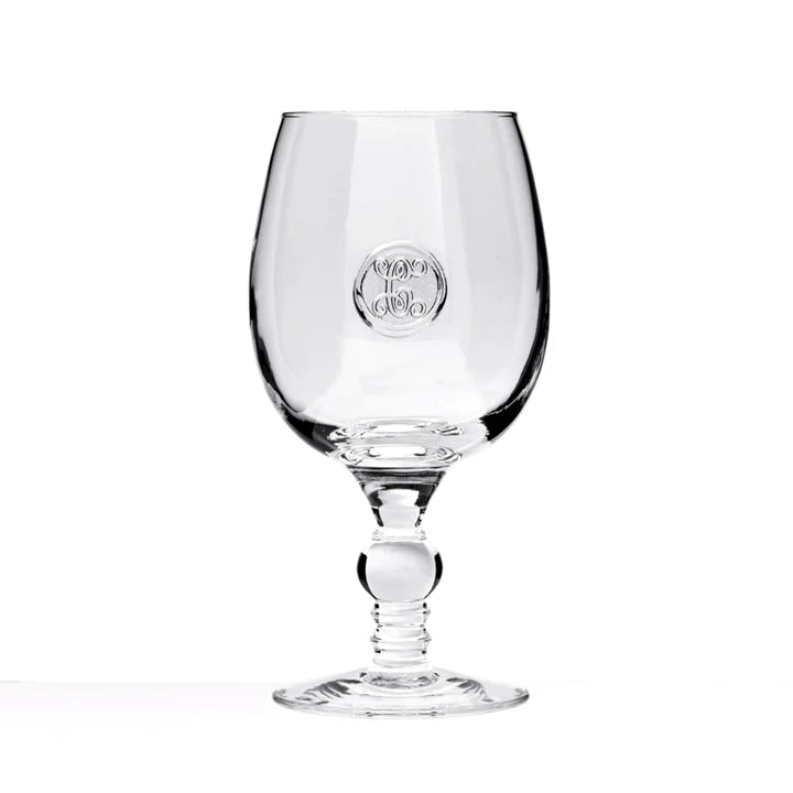 Legado Balloon Wine Glass- Custom Initial