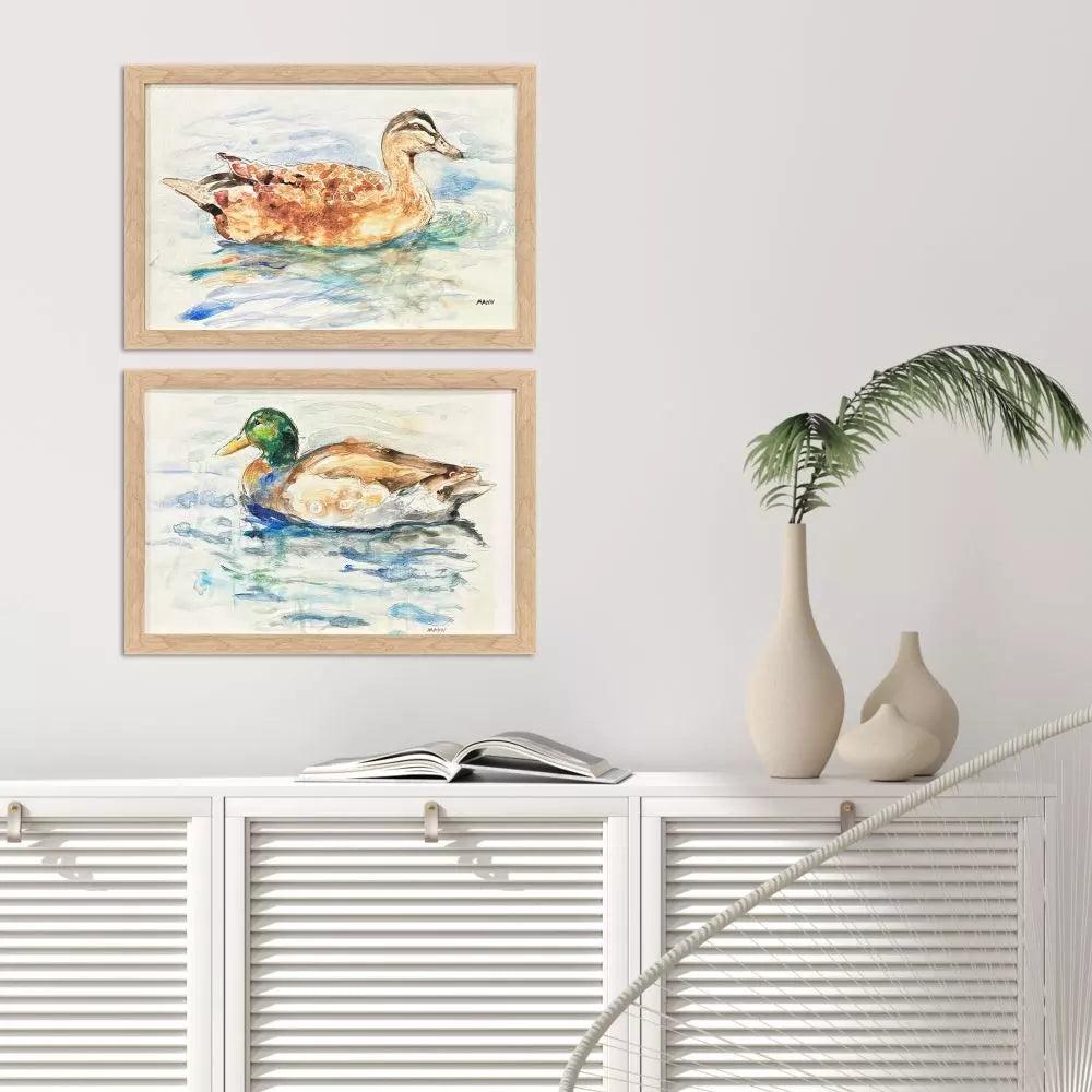 Water Ducks Set of 2